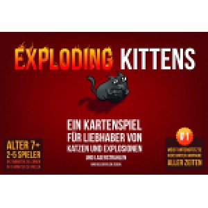 Exploding Kittens Karten- & Partyspiel um 7,67 € statt 18,22 €