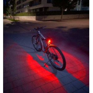 Fischer Twin Fahrrad-Rücklicht mit 360° Bodenleuchte um 10,48 € statt 17,38 €