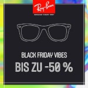 Ray Ban Black Friday – Sonnenbrillen & Brillen mit bis zu 50% Rabatt!