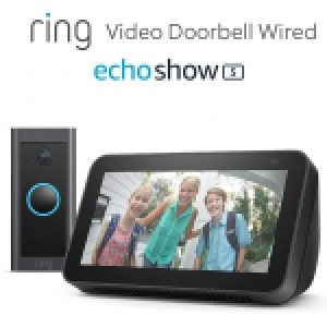 Echo Show 5 + Ring Video Doorbell Wired um 40,33 € statt 100,64 €