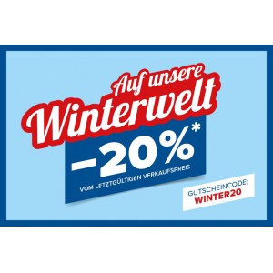 Hervis – 20% Rabatt auf Winter-Artikel & gratis Versand