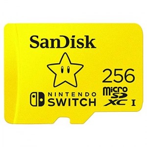 SanDisk Nintendo Switch R100/W90 microSDXC 256GB (UHS-I U3, Class 10) um 25,20 € statt 33,99 €