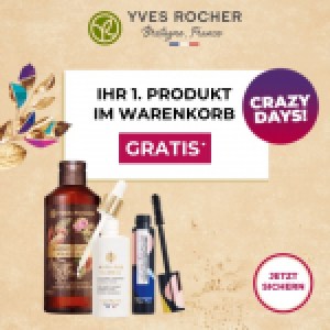 Yves Rocher – erstes Produkt im Warenkorb GRATIS (egal wie teuer!) ab 20 € + GRATIS Geschenke