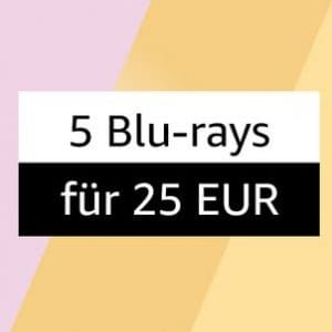 5 Blu-Rays für 25€ bei Amazon (mehr als 1.000 Filme zur Auswahl)
