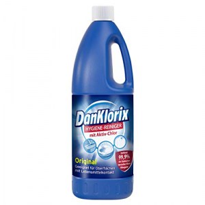 DanKlorix Hygiene-Reiniger mit Chlor, 1,5 L um 1,29 € statt 2,69 €