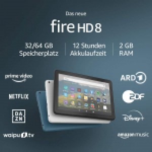 Fire HD 8-Tablet mit Alexa (8″, 32 GB, 10. Gen) um 50,41 € statt 86,89 €