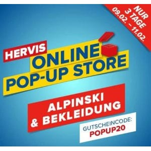 Hervis – 20% Rabatt auf Alpinski & Skibekleidung