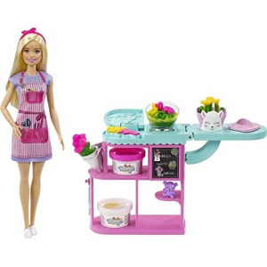 Mattel Barbie Floristen-Spielset mit blonder Puppe (GTN58) um 11,39 € statt 31,92 €