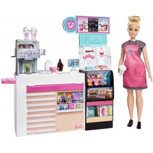 Mattel Barbie – Naschcafé – Spielset mit Puppe um 26,51 € statt 43,92 €