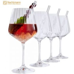 4x Nachtmann “Tastes Good” Gin &Tonic Gläser + 4x Glastrinkhalme + Reinigungsbürste um 15,99 € statt 32,04 €