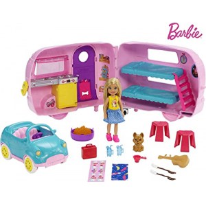 Barbie Club Chelsea Camper und Puppe Spielset um 23,59 € statt 34,72 €