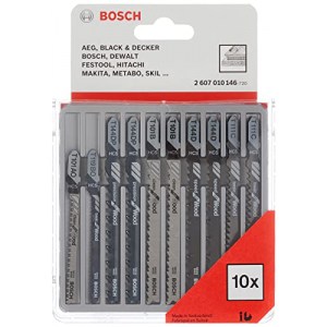 Bosch DIY Stichsägeblatt-Set, 10-tlg. um 5,16 € statt 10,95 €