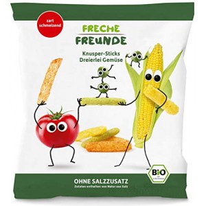 Freche Freunde Bio Knusper Sticks-Dreierlei Gemüse (8x 30 g) um 5 € statt 9,20 €