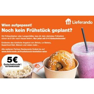 Lieferando Wien – 5 € Rabatt auf eure Bestellung (10€ MBW)