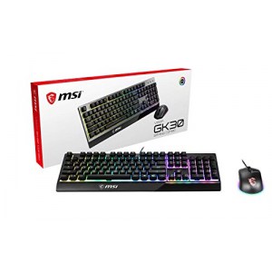 MSI Vigor GK30 Gaming Combo (Maus + Tastatur), kabelgebunden um 44,86 € statt 61,45 €