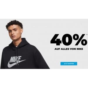 mysportswear – 40% Rabatt auf alles von Nike & Under Armour