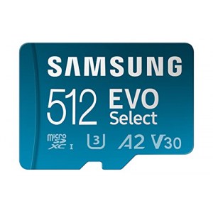 Samsung EVO Select R130 microSDXC 512GB Kit um 32,76 € statt 39,46 €