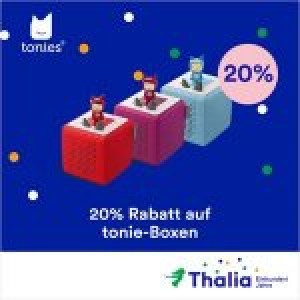 Toniebox – Starterset (Hör- und Spielerlebnis) um 63,96 € statt 73,90 €