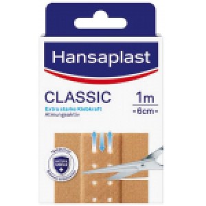 Hansaplast Classic Pflaster 1m x 6cm um 1,57 € statt 4,29 €
