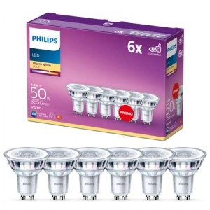 6x Philips LED Spot GU10 4.6W/827 um 12,09 € statt 18,09 €