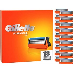 Gillette Fusion 5 Rasierklingen, 18 Ersatzklingen um 30,59 € statt 46,69 €