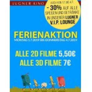 Lugner Kino – alle Filme 5,50 € (11. – 13. April)