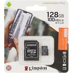 Kingston Canvas Select Plus microSD 128 GB Speicherkarte (inkl. SD Adapter) um 6,86 € statt 17,03 €