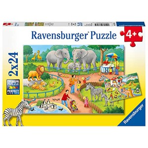 Ravensburger ” Ein Tag im Zoo” Puzzle (2x 24 Teile) um 2,91 € statt 12,58 €