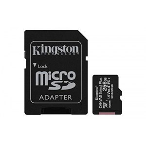 Kingston Canvas Select Plus 256GB microSD Speicherkarte (inkl. SD Adapter) um 14,25 € statt 24,79 €