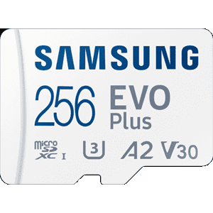 Samsung EVO Plus 2021 R130 microSDXC 256GB (inkl. Adapter) um 14,99 € statt 22,18 €