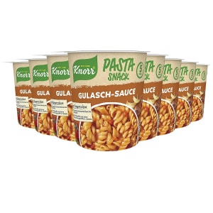 8x Knorr ‎Pasta Snack Gulasch-Sauce leckere Instant Nudeln 60g um 5,61 € statt 13,52 €