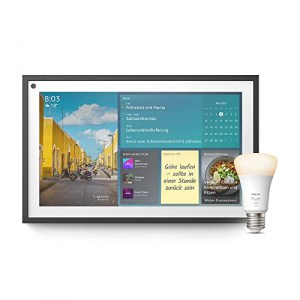 Echo Show 15 + Philips Hue White Smart Bulb (E27) um 213,99 € statt 280,89 €
