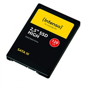Intenso “High” Interne 2,5″ SSD SATA III 120 GB um 12,60 € statt 20,08 €