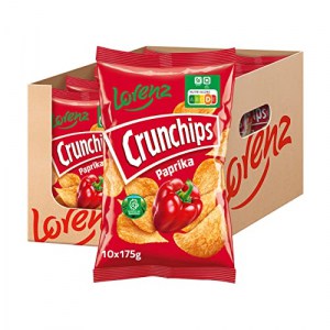 Lorenz Snack World Crunchips Paprika 10er Pack (10 x 175g) um 9,24 € statt 17,90 €
