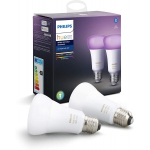 Philips Hue White & Color Ambiance E27 LED Lampe 2-er Pack (WHD) um 37,20 € statt 78,73 €