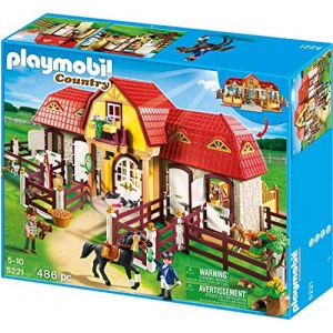 Playmobil Country 5221 Großer Reiterhof mit Paddocks um 79,66 € statt 120,99 €