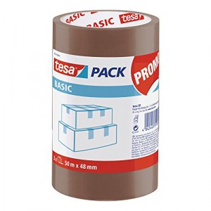 3x tesa Basic Pack Verpackungsklebeband um 4,48 € statt 7,98 €