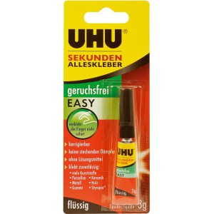 UHU “Easy” Sekundenkleber (geruchsfrei, 3g) um 1,50 € statt 4,29 €