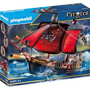 playmobil Pirates – Totenkopf-Kampfschiff (70411) um 50,41 € statt 63,40 €