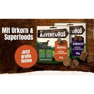 Purina AdVENTuROS (mit Urkorn und Superfoods) Hundeleckerlis GRATIS testen