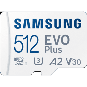 Samsung EVO Plus 2021 R130 microSDXC 512GB (inkl. Adapter) um 39,99 € statt 50,32 €
