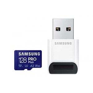 Samsung PRO Plus 128GB microSDXC Speicherkarte inkl. USB-Kartenleser um 13,10 € statt 29,58 €