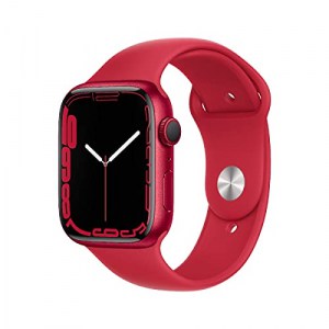 Apple Watch Series 7 (GPS, 45mm) – Aluminiumgehäuse mit Sportarmband rot um 332,76 € statt 294,11 €