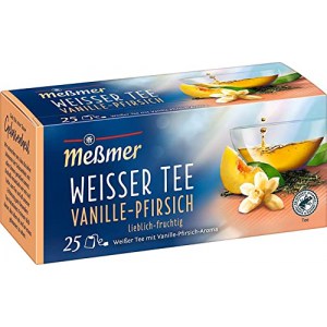 4x Meßmer Weißer Tee Vanille-Pfirsich, 25 Teebeutel um 4,45 € statt 9,16 €