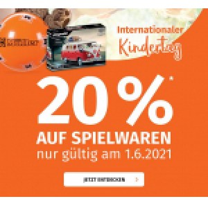 20 % Rabatt auf Spielwaren  & Games bei Müller (bis 6.11.)