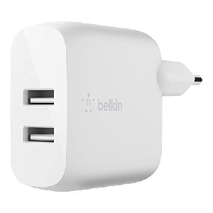 Belkin BoostCharge Dual USB-A Netzladegerät 24W um 12,10 € statt 18,67 €