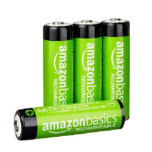 4x Amazon Basics AA-Batterien, wiederaufladbar, 2000 mAh um 1,64 € statt 6,91 €