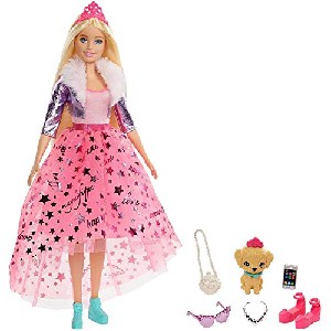 Barbie GML76 – Prinzessinnen-Abenteuer Puppe mit Mode (ca. 30 cm) um 15,42 € statt 32,14 €