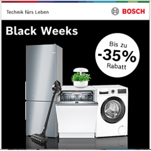 Bosch Black Friday Deals – tolle Preise inkl. Lieferung!
