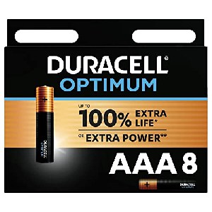 Duracell Optimum Micro AAA oder Mignon AA, 8er-Pack um 5,59 € bzw. 5,31 €